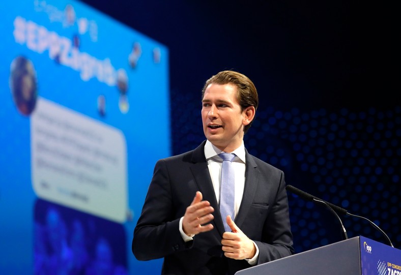 Sebastian Kurz podczas kongresu EPL