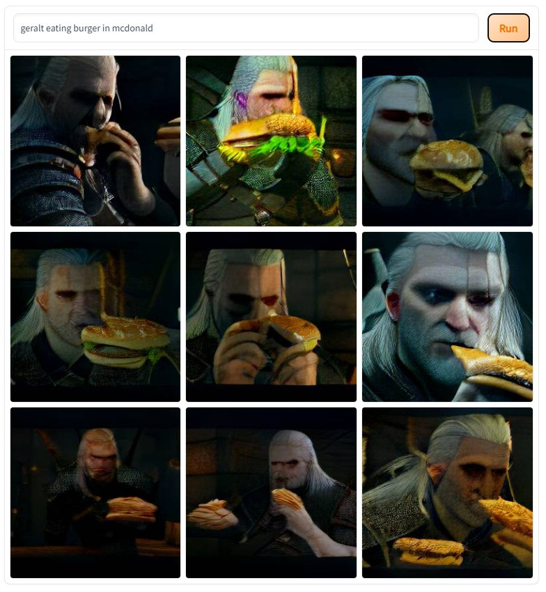 Geralt z wizytą w McDonald's