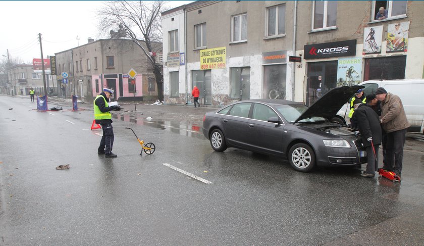 śmiertelny wypadek na ul. Rzgowskiej