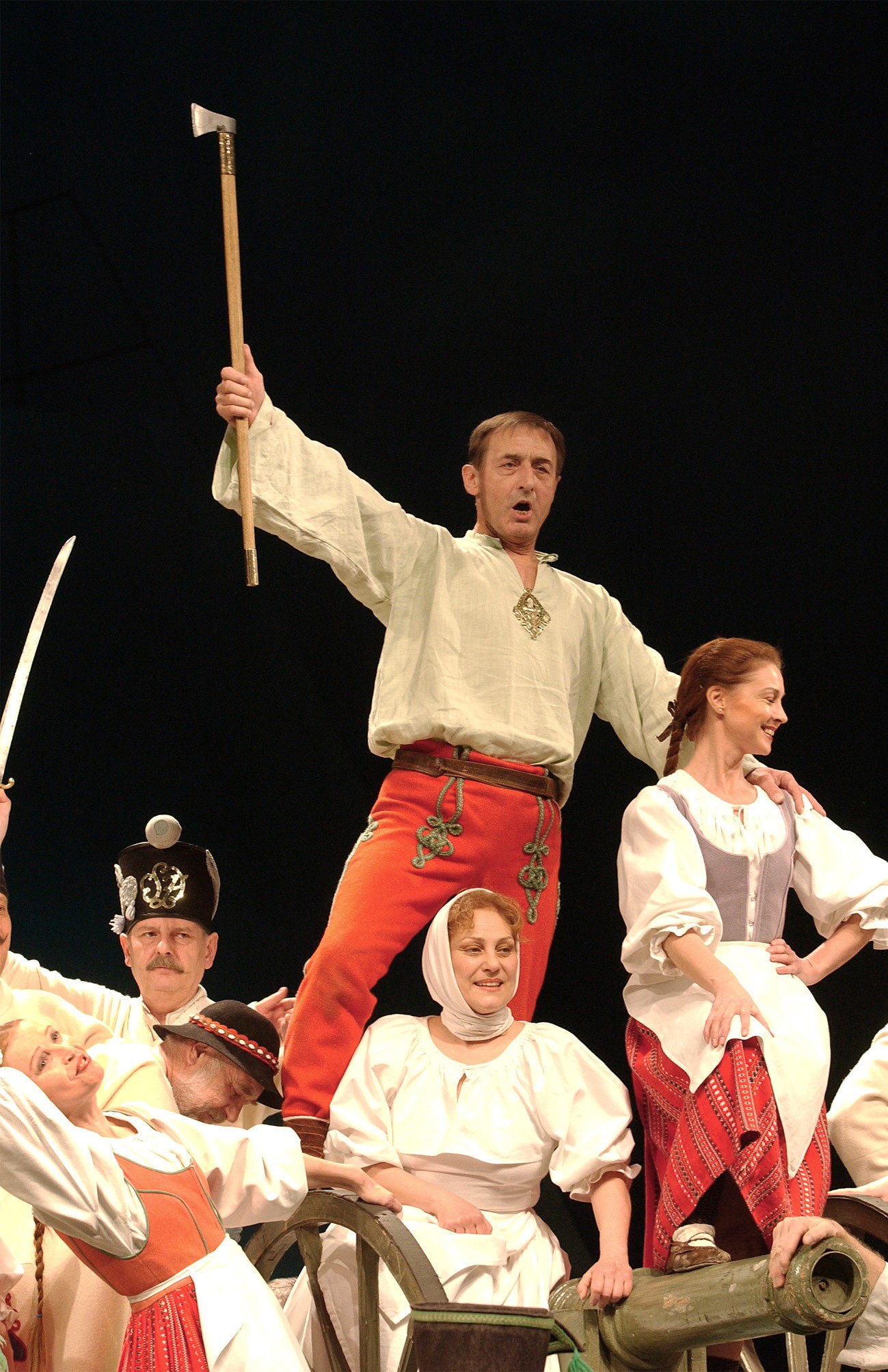 Dočolomanský v muzikáli Na skle maľované.