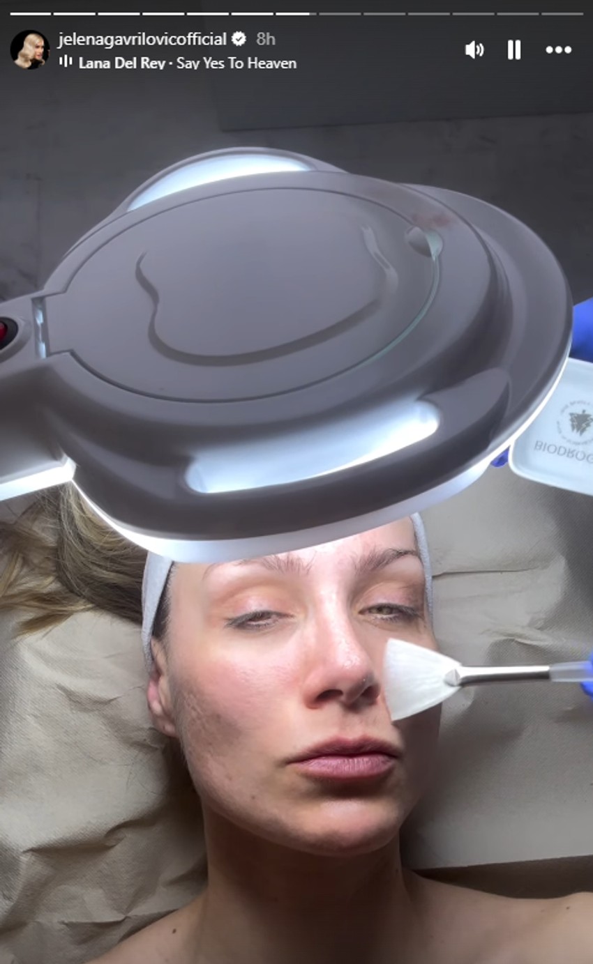 Jelena Gavrilović bez šminke