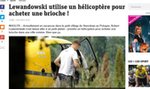 Wypominają Lewandowskiemu, że po bułki lata helikopterem!