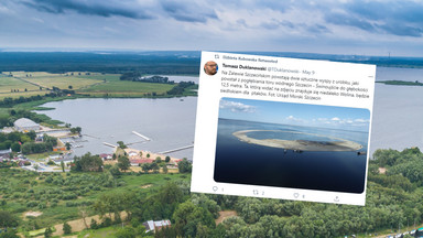 Na Zalewie Szczecińskim powstają dwie wyspy. Jedna jest już widoczna