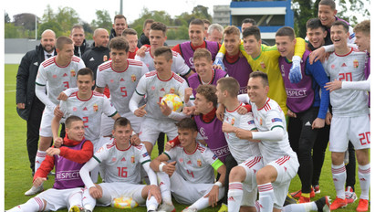 U17-es labdarúgó Eb: legyőzte az oroszokat is, így százszázalékos maradt a magyar válogatott