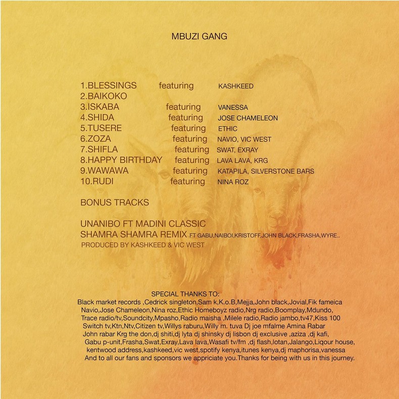 Mbuzi Gang drops new Album ‘Three Wise Goats’ ft Lava Lava Jose Chameleone & others