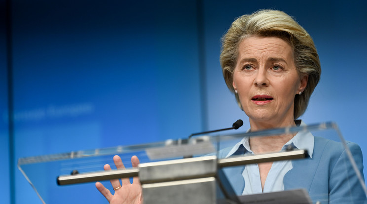 Ursula von der Leyen durván kifejtette a véleményét a melegellenes magyar törvényről. /Fotó: Northfoto