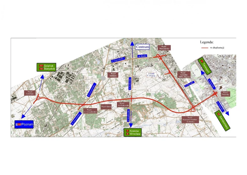 Południowa Obwodnica Warszawy ma 20 km