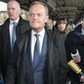 Donald Tusk w drodze na przesluchanie w warszawskiej Prokuraturze Okregowej