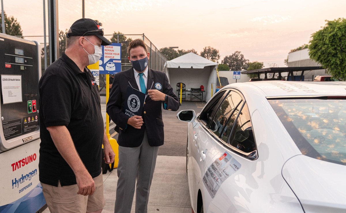 Toyota Mirai ustanowiła nowy rekord Guinness