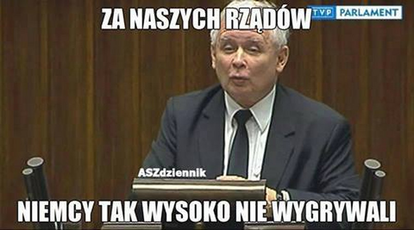 Na co Kaczyński nie pozwalał Niemcom i czym zajada się Tusk? [MEMY]