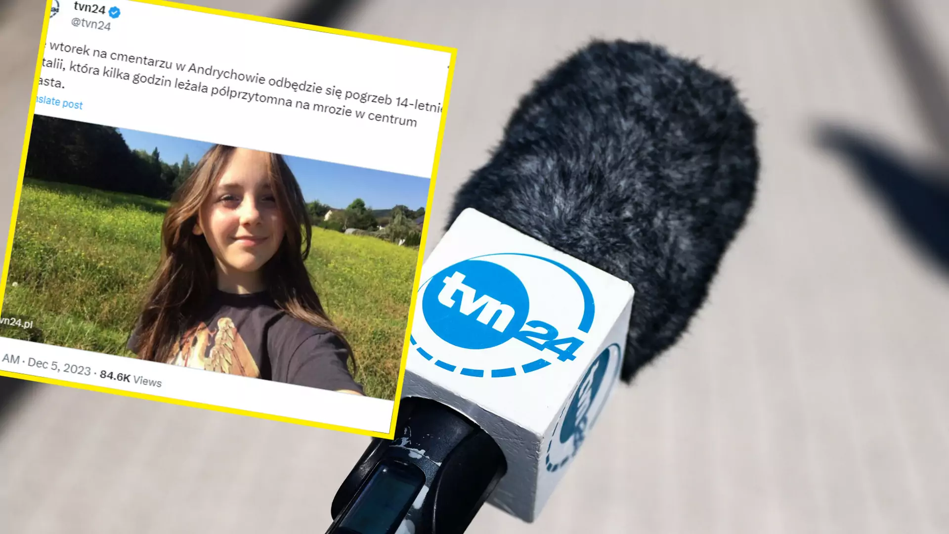 TVN24 z transmisją pogrzebu 14-letniej Natalii. Fala krytyki stacji