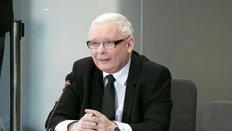 Jarosław Kaczyński na komisji śledczej ds. Pegasusa