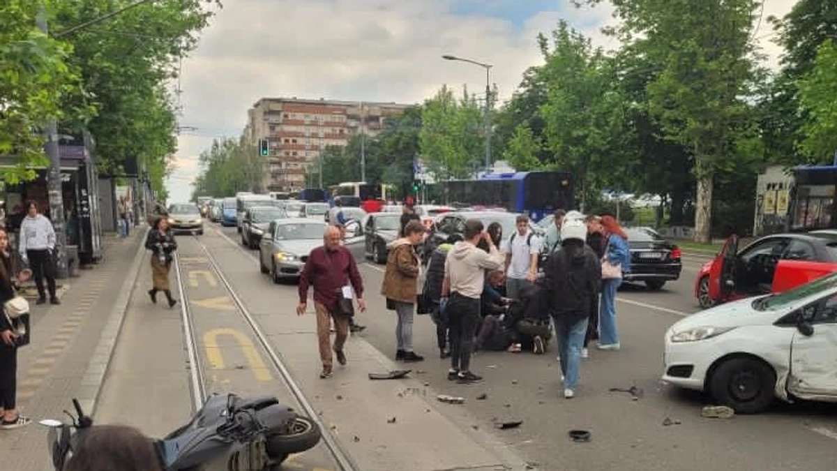Udes kod Karađorđevog parka