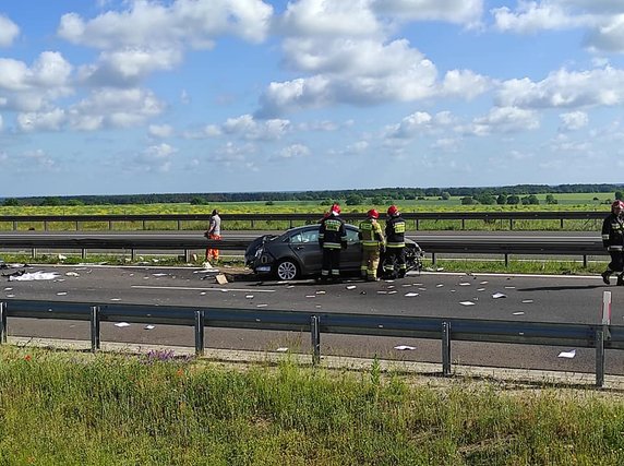 Wypadek na S3 koło Gorzowa