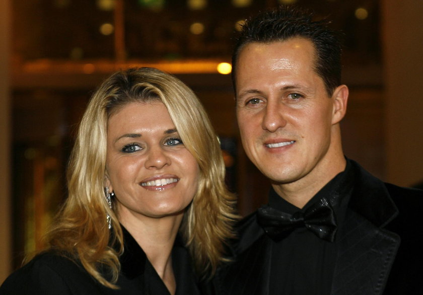 Michael Schumacher z żoną Corinną