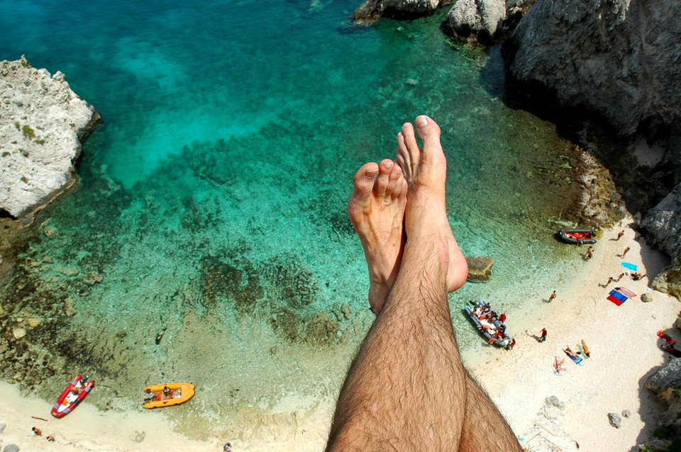 Plaże topless, Capri