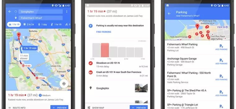 Mapy Google pomogą zaparkować auto w kolejnych 25 miastach. Polski wciąż brak
