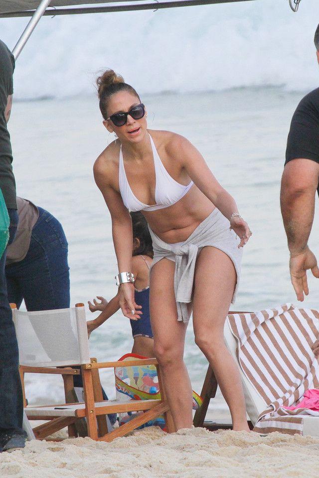 Jennifer Lopez na plaży w Rio / fot. Agencja Forum