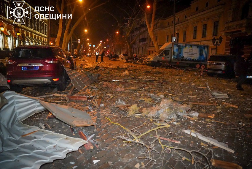 Ruski napad na istorijski deo grada