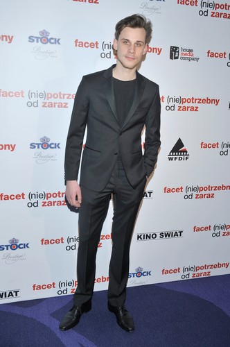 Marcel Sabat na premierze filmu 'Facet (nie)potrzebny o zaraz'