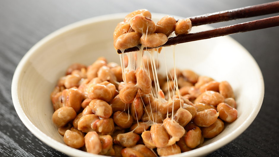 Natto to potrawa powstająca z ziaren soi