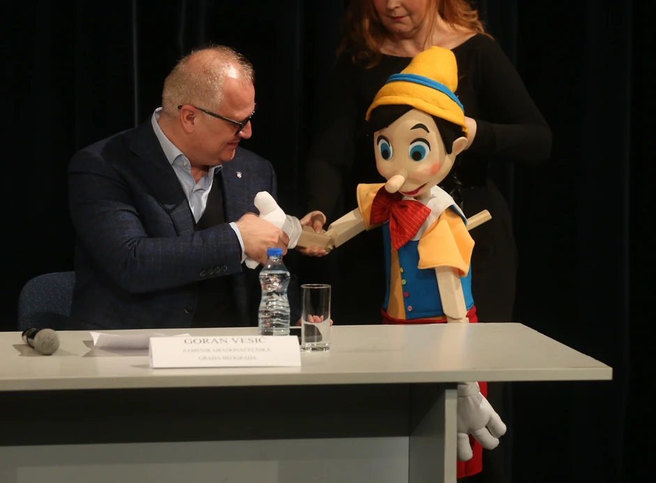 Goran Vesić i Pinokio