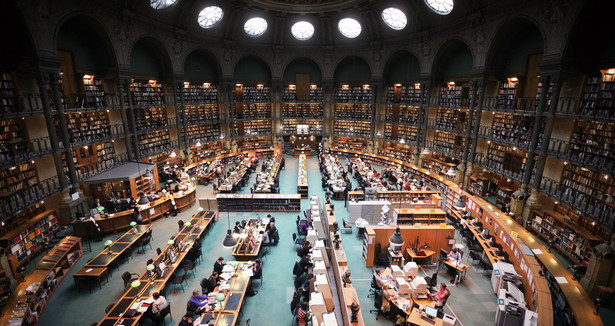 Sala owalna Biblioteki Narodowej Francji