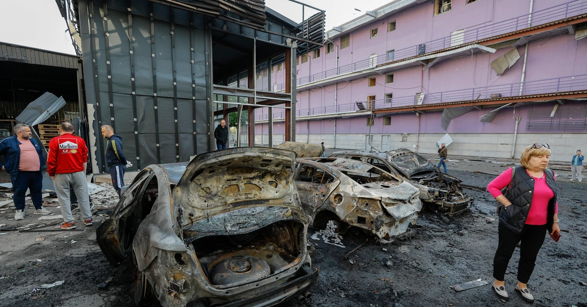 Nocny zmasowany rosyjski atak na Kijów. Są poważnie ranni