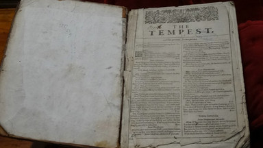 Egzemplarz Pierwszego Folio Szekspira znaleziony we francuskiej bibliotece