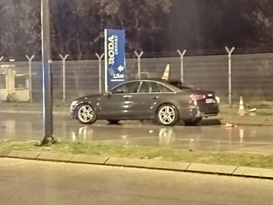 "Audi" na mestu nesreće