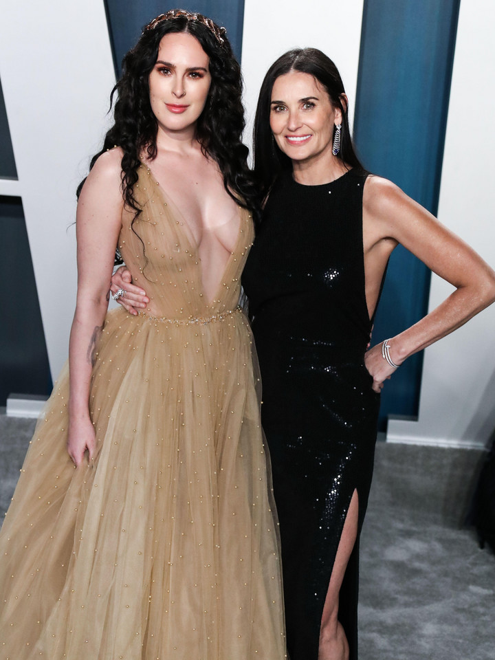 Piękne matki i ich córki: Demi Moore i Rumer Willis