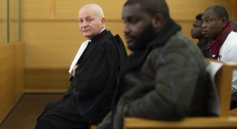 Pastor Omoregie on trial in France (AFP)