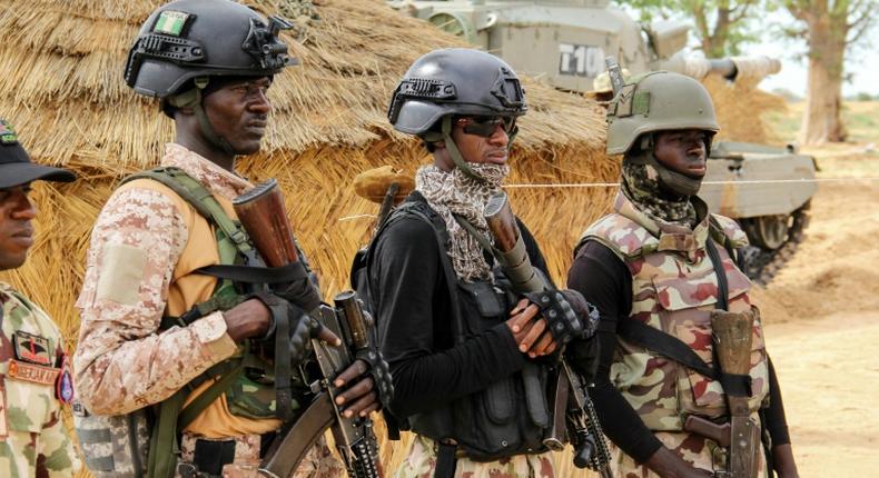 Nigerian soldiers have been battling Islamist militants for more than a decade [AFP]