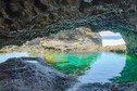 El Charco Azul jest jednym z najbardziej znanych, powulkanicznych, naturalnych basenów na El Hierro. 