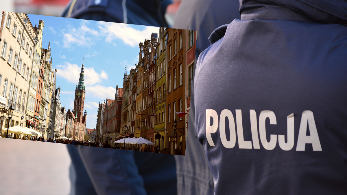 Gdańsk. 30-latek z nożem w centrum miasta. Jedna osoba poszkodowana