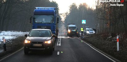 Zatrzymał tira. Po chwili zginął