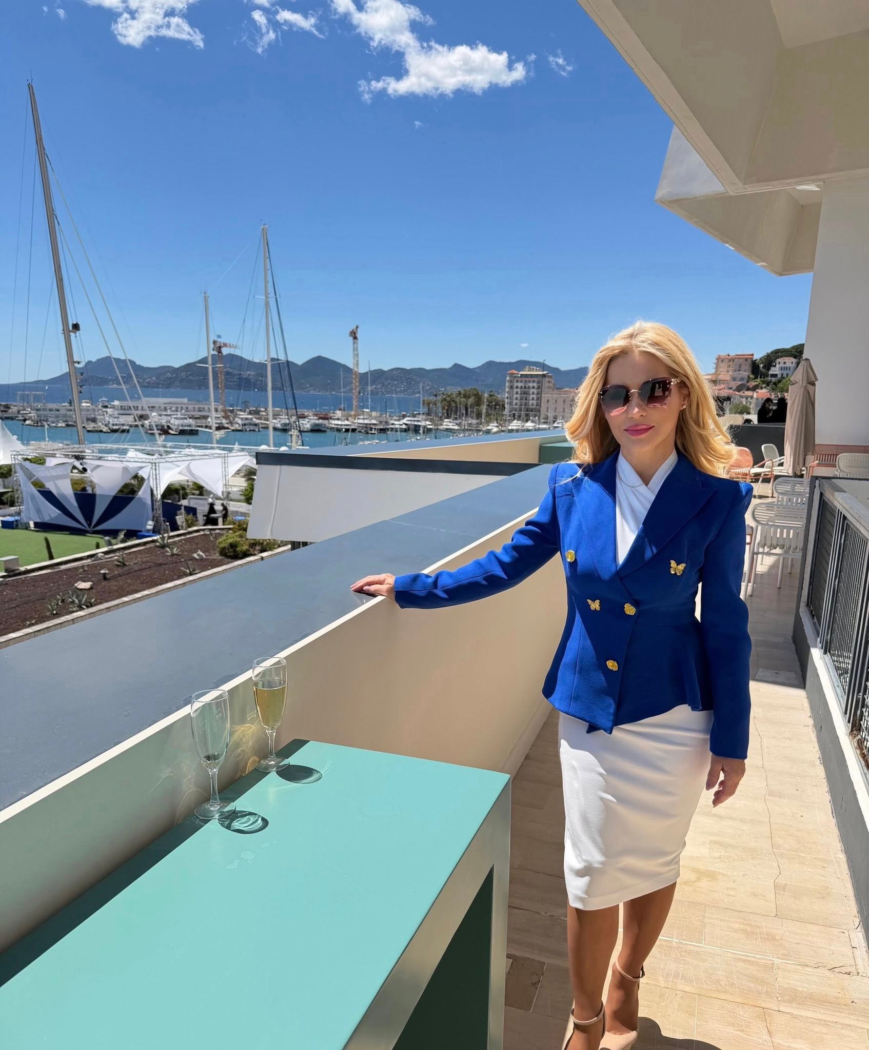 Ministerka kultúry Martina Šimkovičová v Cannes.