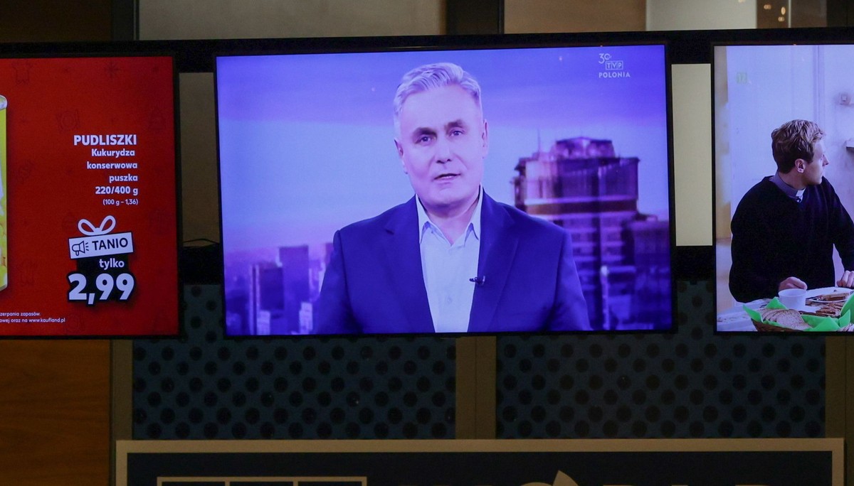 Dziennikarz programu "19:309" Marek Czyż