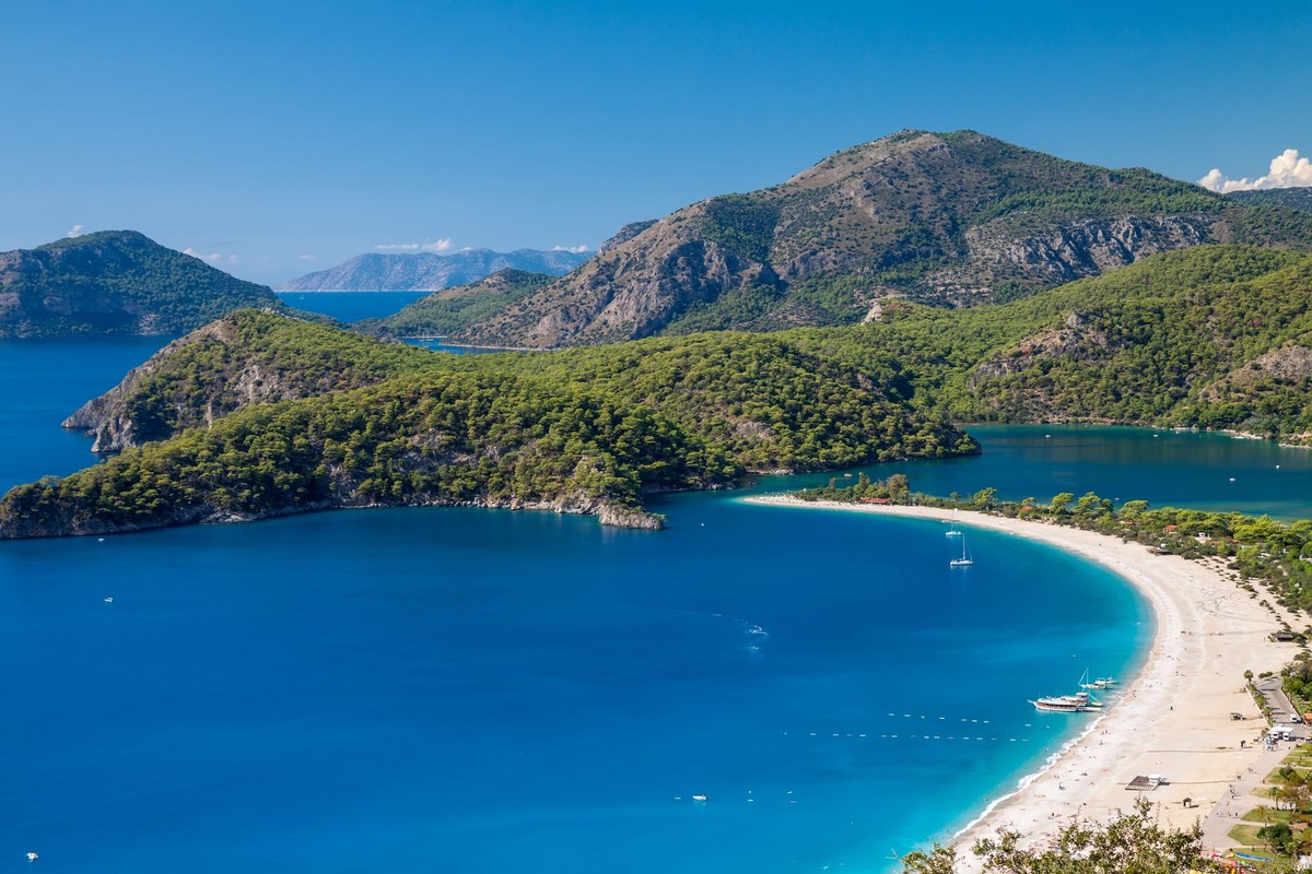 Plaża w Ölüdeniz, Riwiera Turecka, Turcja