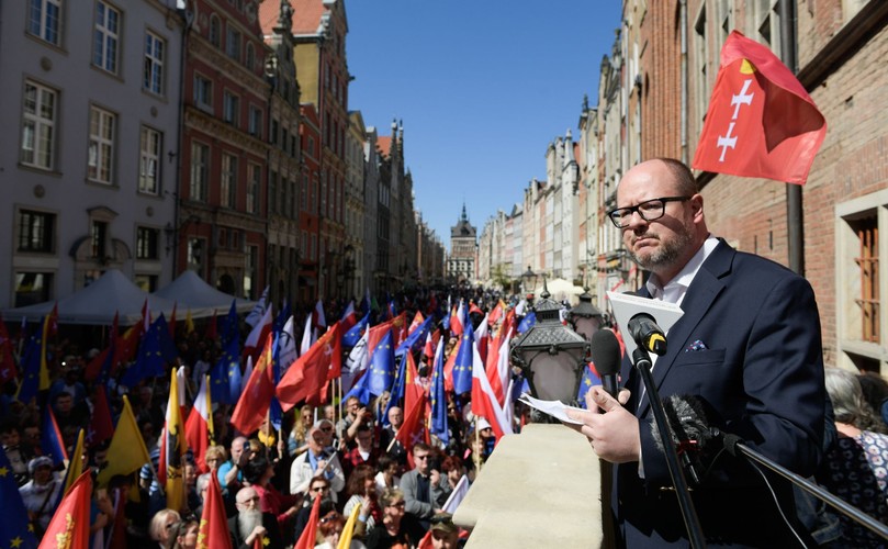 Manifestacja przeciw faszystom