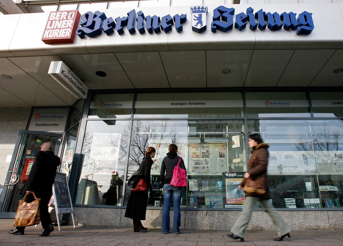 Do Mecom Group należy takze "Berliner Zeitung". Fot. Bloomberg