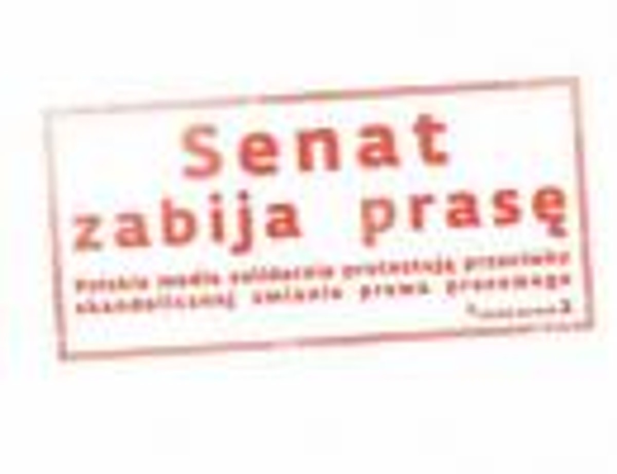 Senat zabija prasę
