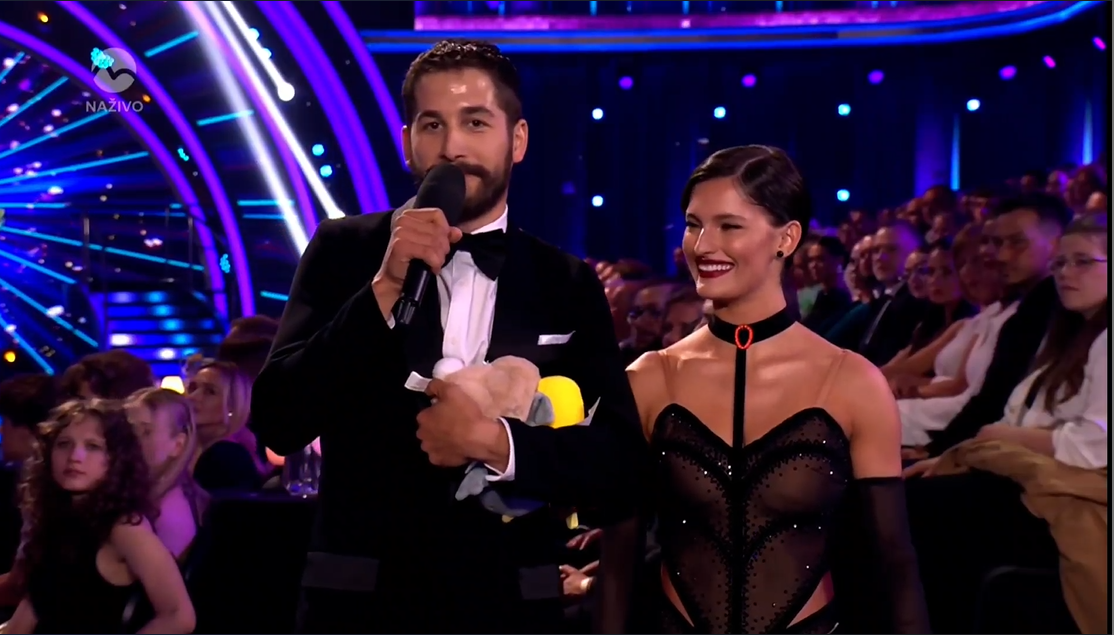 Deviate kolo 11. série tanečnej šou Let's Dance - Jakub Jablonský a Anička Riebauerová.
