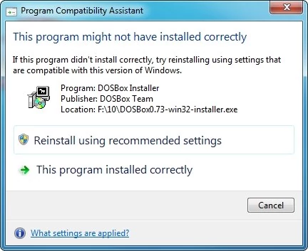 Podczas próby instalacji niekompatybilnego programu Windows 7 często proponuje otwarcie strony producenta, gdzie możemy poszukać nowszej wersji programu.(Fot. Chip.pl)