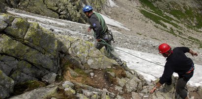 Akcja ratunkowa w Tatrach. Turysta spadł ze szlaku na Rysy