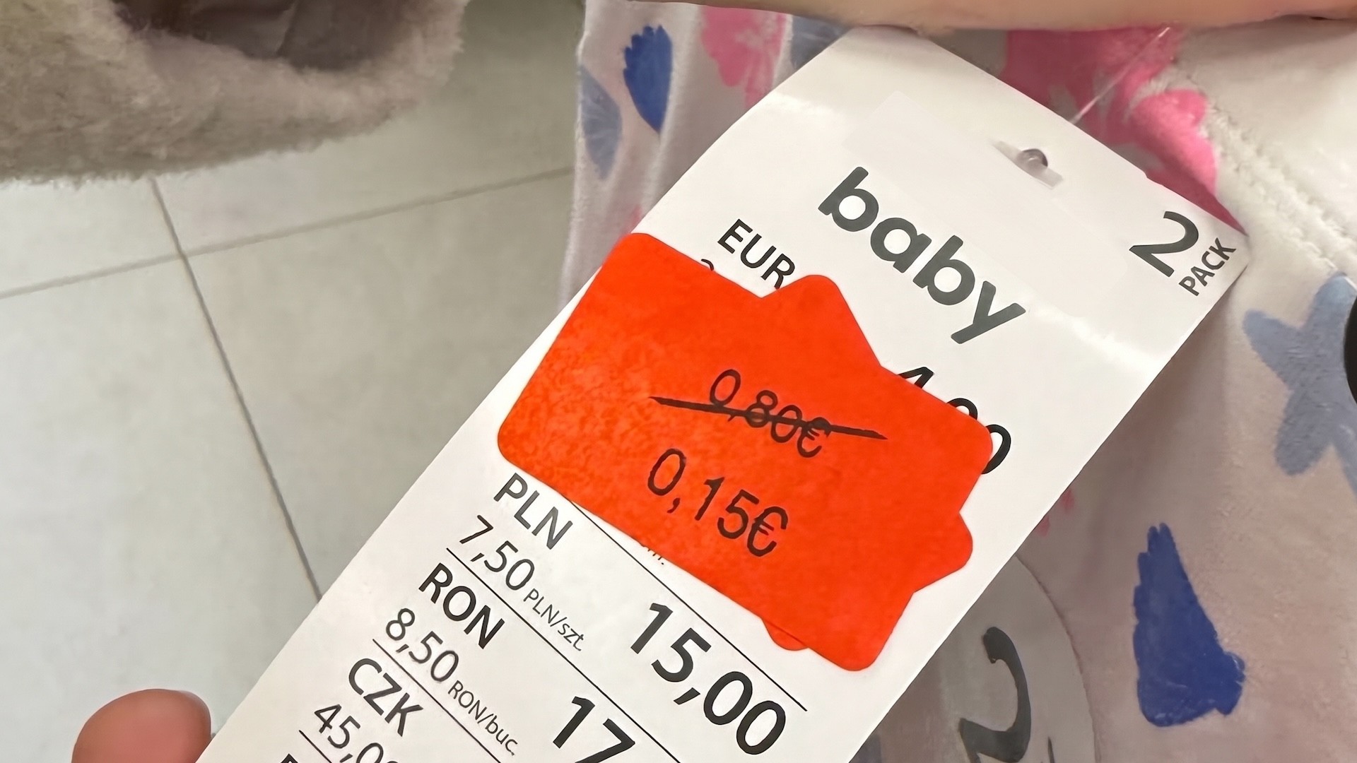 Zlacnený produkt.