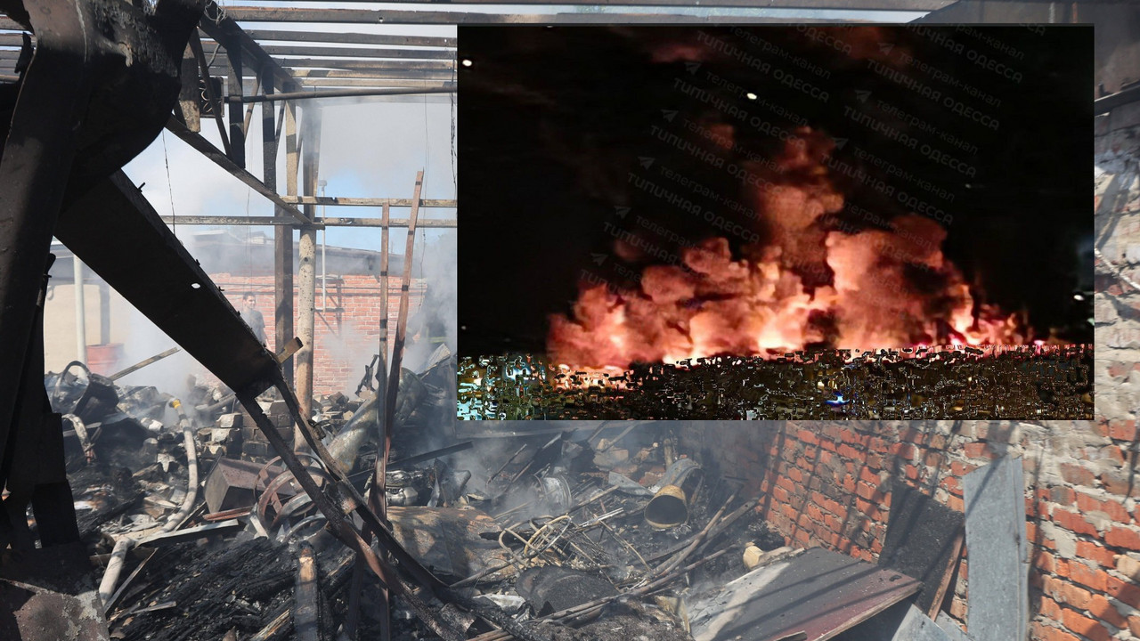 Atak rakietowy na Odessę. Duży pożar w mieście