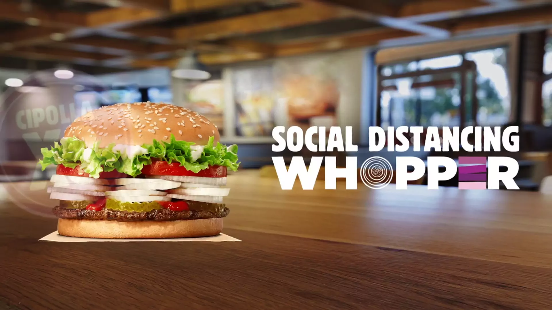 Burger King ze specjalnym Whopperem na czas epidemii. Pomoże zachować dystans społeczny