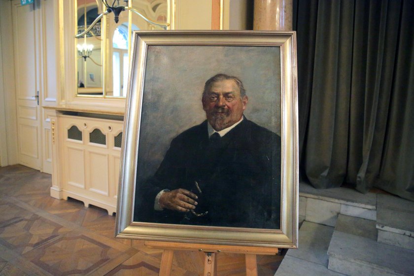 Maurycy Trębacz: portret mężczyzny