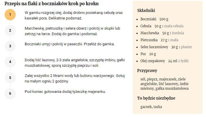 Przepis na flaki z boczniaków  - FajneGotowanie.pl